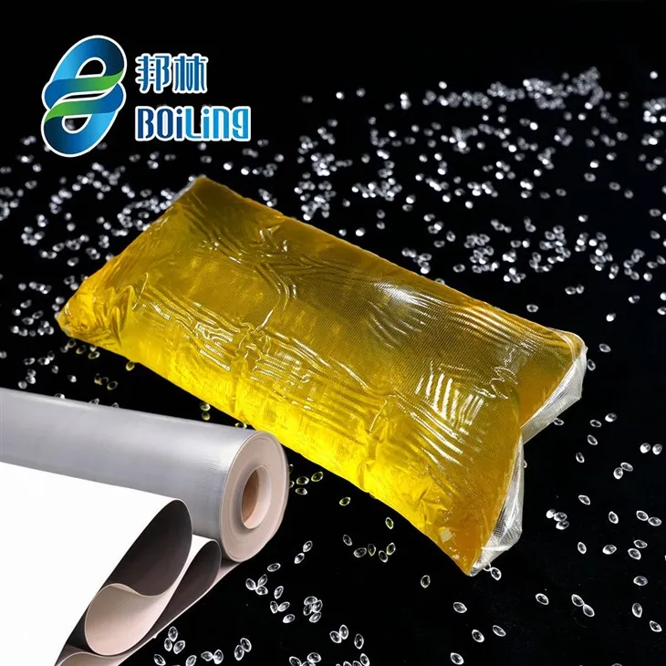 PSA smeltelim for TPO vanntett arkmateriale