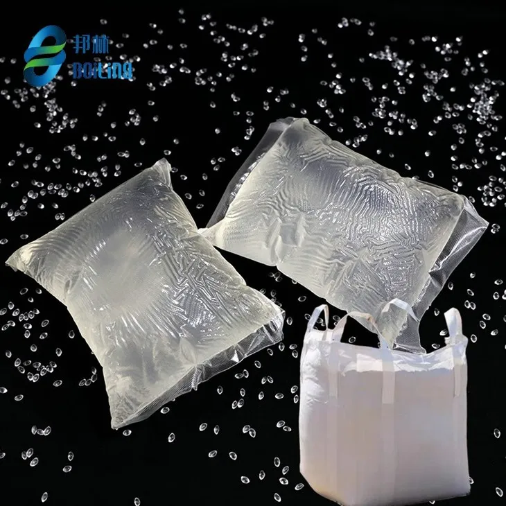 Fleksibelt mellomliggende bulkbeholder smeltelim