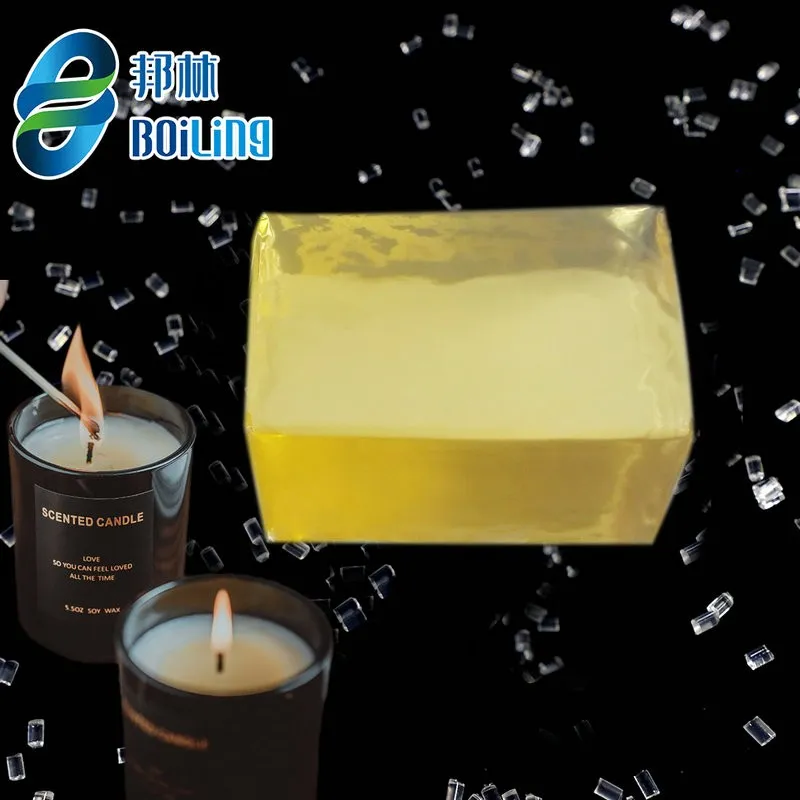 Trykkfølsomt lim for festing av lysveke